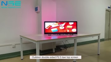 NSE LED Double-sided Outdoor P2.5 Mobile Advertising LED Display Screen
