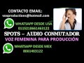 PRODUCCIÓN DE AUDIO VOZ FEMENINA