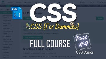 CSS Full Course 04 - Introduction to CSS | What is CSS ? W3School CSS Tutorial