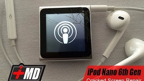 iPod nano 6th Gen. Cracked Screen Repair