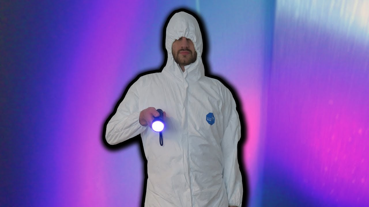 BLACKLIGHT TEST ON SIDEARMS BEDROOM!