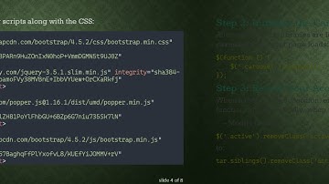 How to Fix a Bootstrap 4 Carousel That Stops Working When Running JavaScript