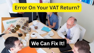 Fixing VAT Return Errors