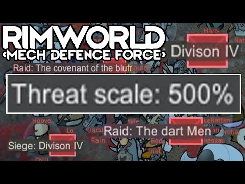 Grand Finale of Raid After Raid After Raid | Rimworld: Vanilla Expanded Mechanoids #19