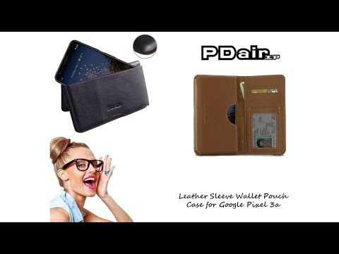 TOP Quality PDair Google Pixel 3a Genuine Leather Wallet Sleeve Cases, Handmade Folio Cover - REVIEW