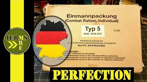 Ration Perfection!! 2020 German 24 hr. EPA Combat Ration, Individual - Type 5