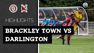 Brackley Town 2-4 Darlington - Vanarama National League North - 2018\/19