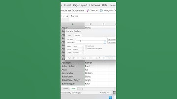 Extract First using Find and Replace Option | Find And Replace option In Excel #exceltutorial #excel