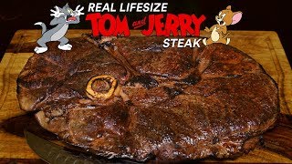 You have seen it! heard of it, the real life tom and jerry steak! now
question is, how good is it? today i cook this world largest steak
sous vide fo...