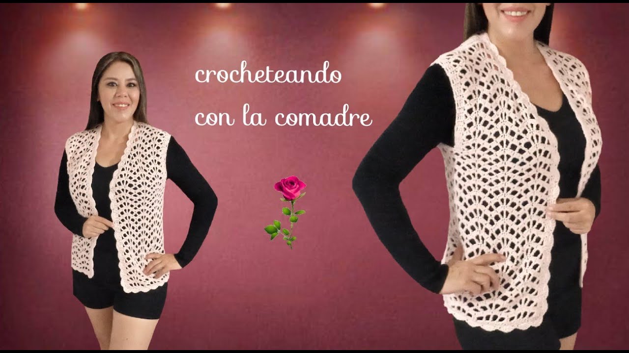 ⭐⭐⭐COMO TEJER CHALECO PARA MAMA A CROCHET PARTE#1 FACIL Y RAPIDO CROCHETEANDO CON LA COMADRE