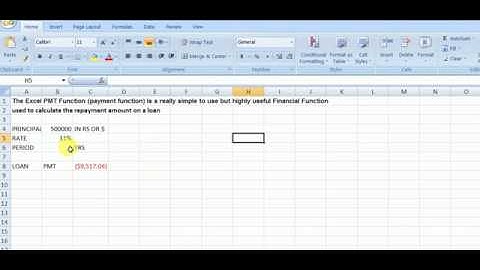 excel :PMT ,PPMT , IPMT in loan EMI