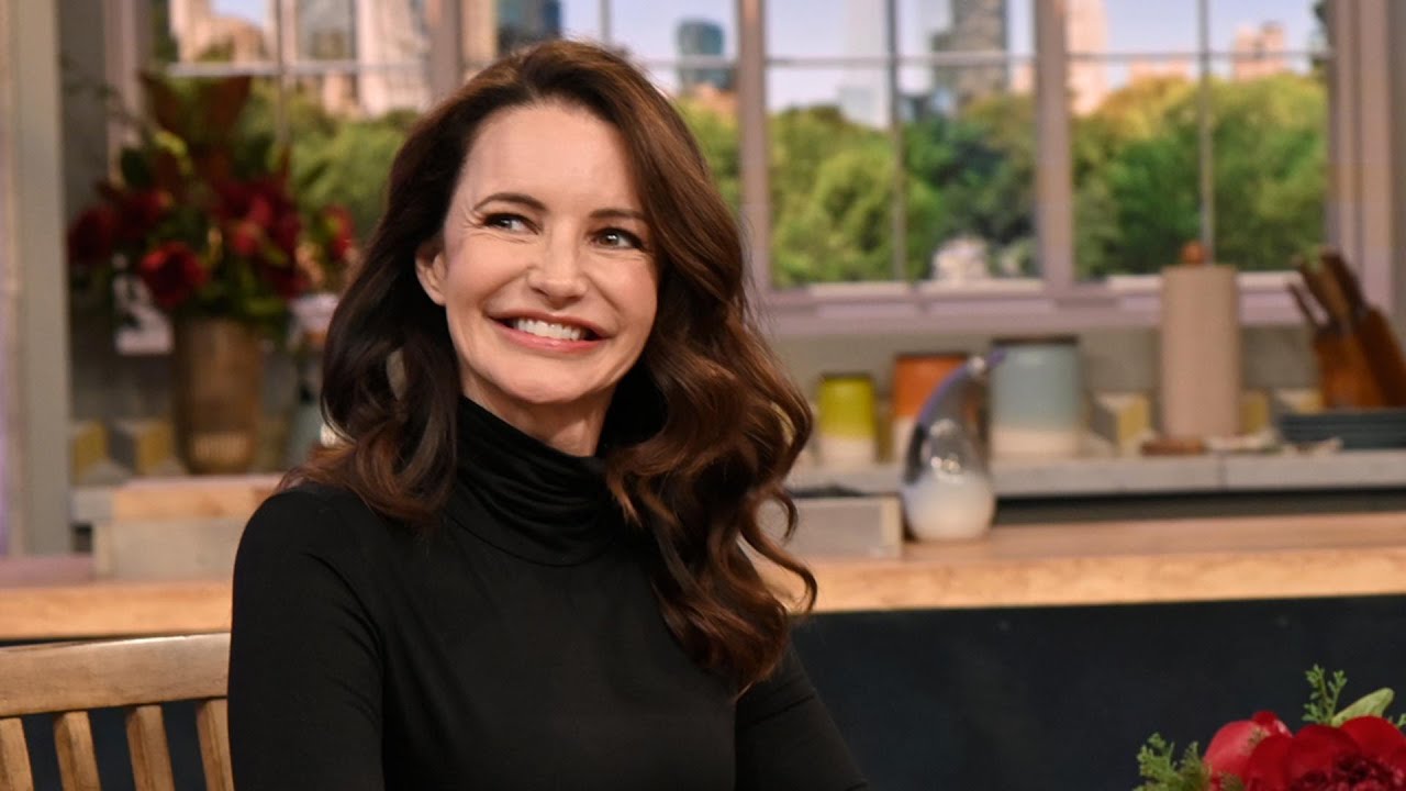 Kristin Davis On How an Orphaned Baby Elephant Inspired Her New Holiday Movie With Rob Lowe | Rachael Ray Show