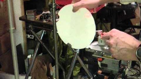 Setting up a Bath Interferometer to measure a telescope mirror