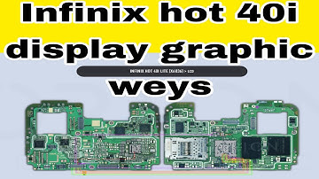 Infinix hot 40i display graphic problem solution// display graphic all track @techmobile007