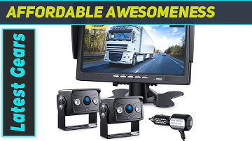 Upgrade Your Safety: DVKNM 7" HD 1080P Dual Backup Camera Monitor Kit