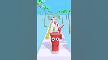 Funny Glass Speedrun 🥤 Juice Run 4 #gaming #shorts