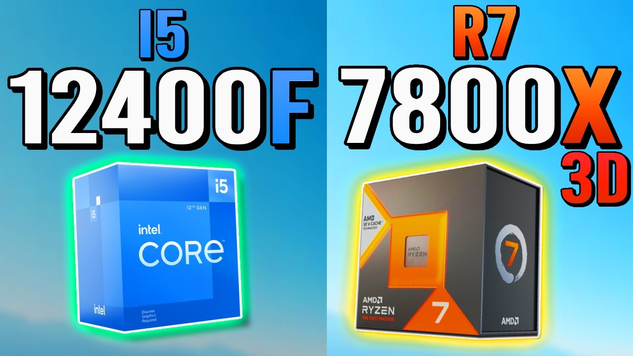 【動作未確認】corei5 12400f i5 12400F vs R7 7800X3D - Insane Upgrade?! - YouTube