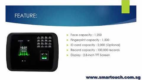 Biometric Face Recognition Machine MB460 Overview integrated with BCA EPSS BAS System