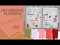Decorative Planning, 2023, October 2-8 | Happy Planner, Vertical Layout