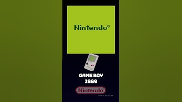 Nintendo Startup Evolution (NES, GameBoy, N64, GameCube, Wii, 3DS, Switch) #game #gaming #videogames