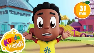 The ABC Song + More Nursery Rhymes | Learning Videos For Kids | Kids Songs | Kunda & Friends