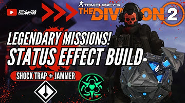 STATUS ⚡ Effect Eclipse Protocol Build for LEGENDARY Missions Jammer + Shock Trap - The Division 2