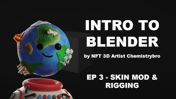 Cosmiqs Art Class Ep 3 - Skin Modifier and Simple Rig