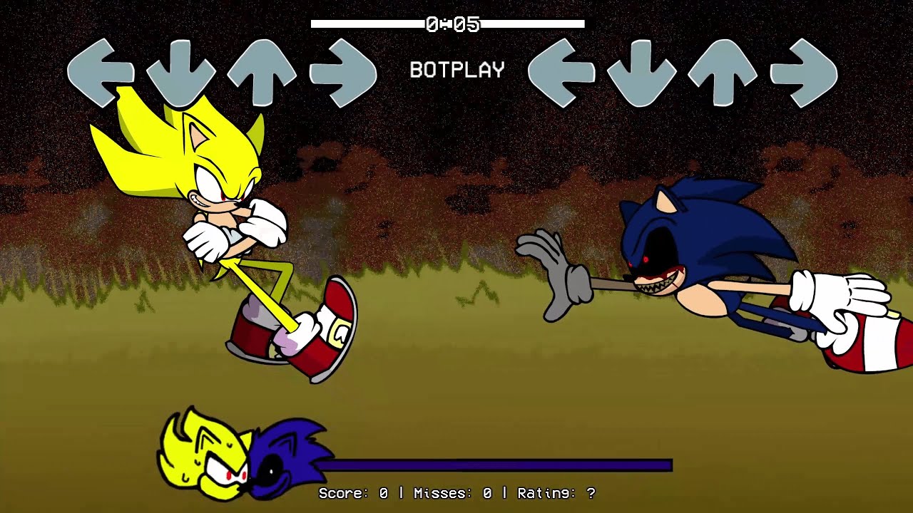 Friday Night Funkin Sonic VS SonicEXE Confronting Yourself EXE Side