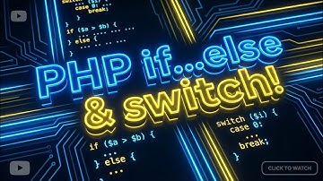 PHP Programming for Beginners | Learn Conditions, Logic & Flow Control