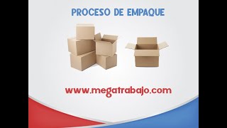 Trabaja desde casa empacando