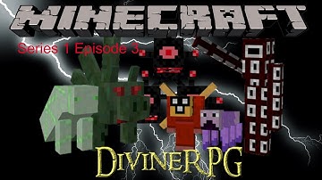 Minecraft Divine RPG - Lets Play - Series 1 Episode 3 - Hello & cześć