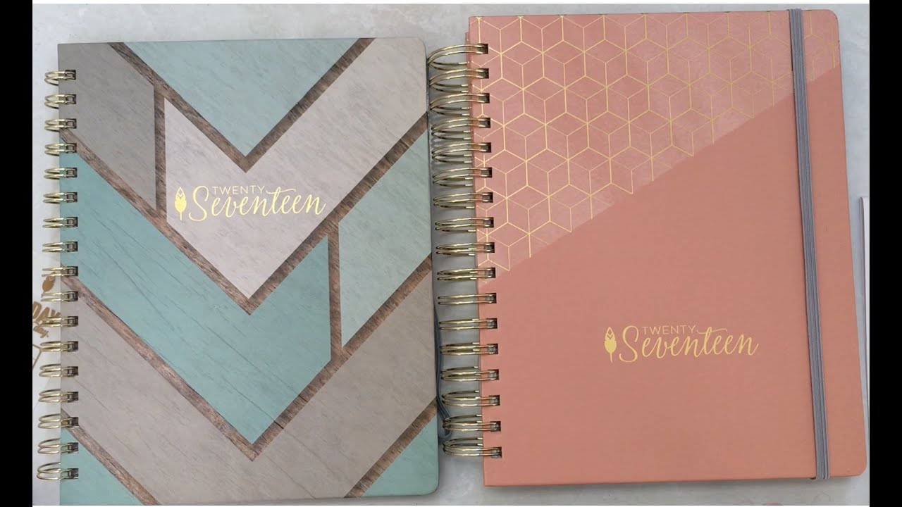 Inkwell Press LiveWELL 2017 - new monthly vs Classic monthly/weekly