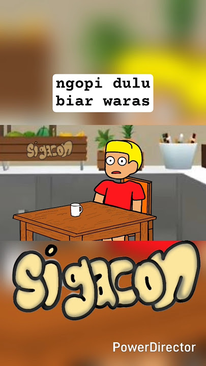 Ngopi dulu biar waras #kopi #funny #animation