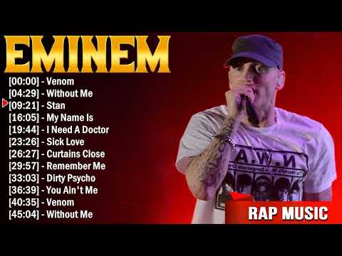 Eminem Greatest Hits Of All Time - The Best Rap Hits 2024 Playlist