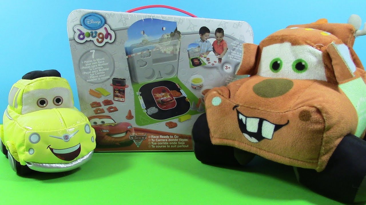 Cars Race Ready to Go PlayDoh Set from Disney Dough YouTube