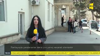 Partlayi̇sda Neri̇manov Ti̇bb Merkezi̇ne Yerlesdi̇ri̇len Xesteleri̇n Son Vezi̇yyeti̇