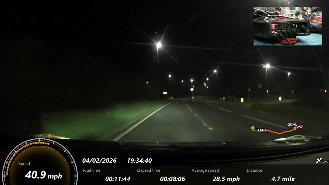 Радиостанция Harvard 420M CB27/81 (Великобритания) FM CB — тест в эфире.