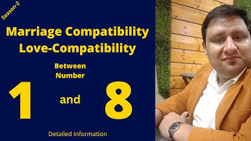 “Can Number 1 & Number 8 Truly Love Each Other? | Real Marriage Compatibility in Numerology”
