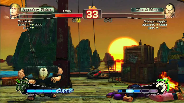 Cody Ultra Teleport Glitch Super Street Fighter 4 AE 2012