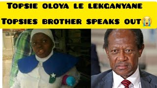 Topsie brother speaks out🤔 Topsie o loea le ramarumo 💔