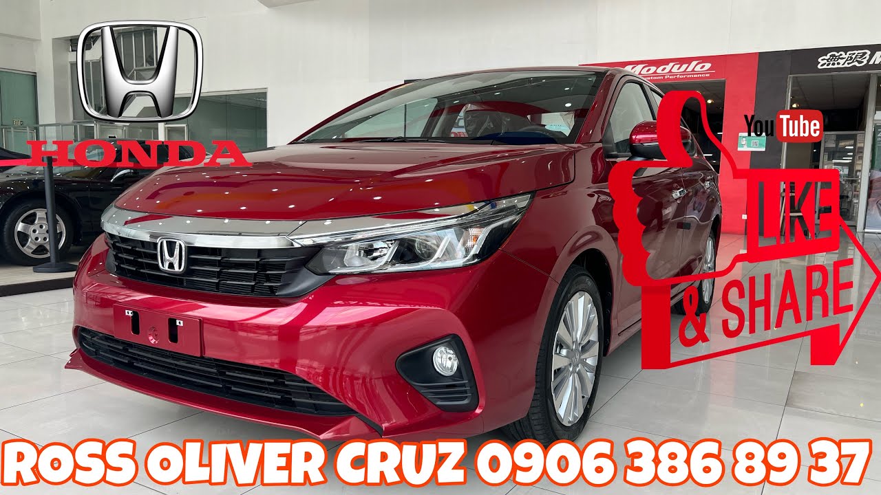 2025 Honda City 1.5 V CVT Honda Sensing (Ignite Red Metallic)