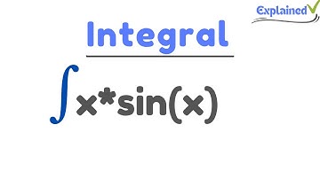 Integral of x*sin(x) (by parts)