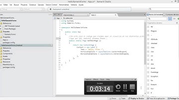 Hello Word Xamarin.Forms