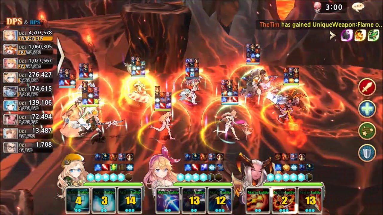 King's Raid - Red Dragon Hard Mode - YouTube