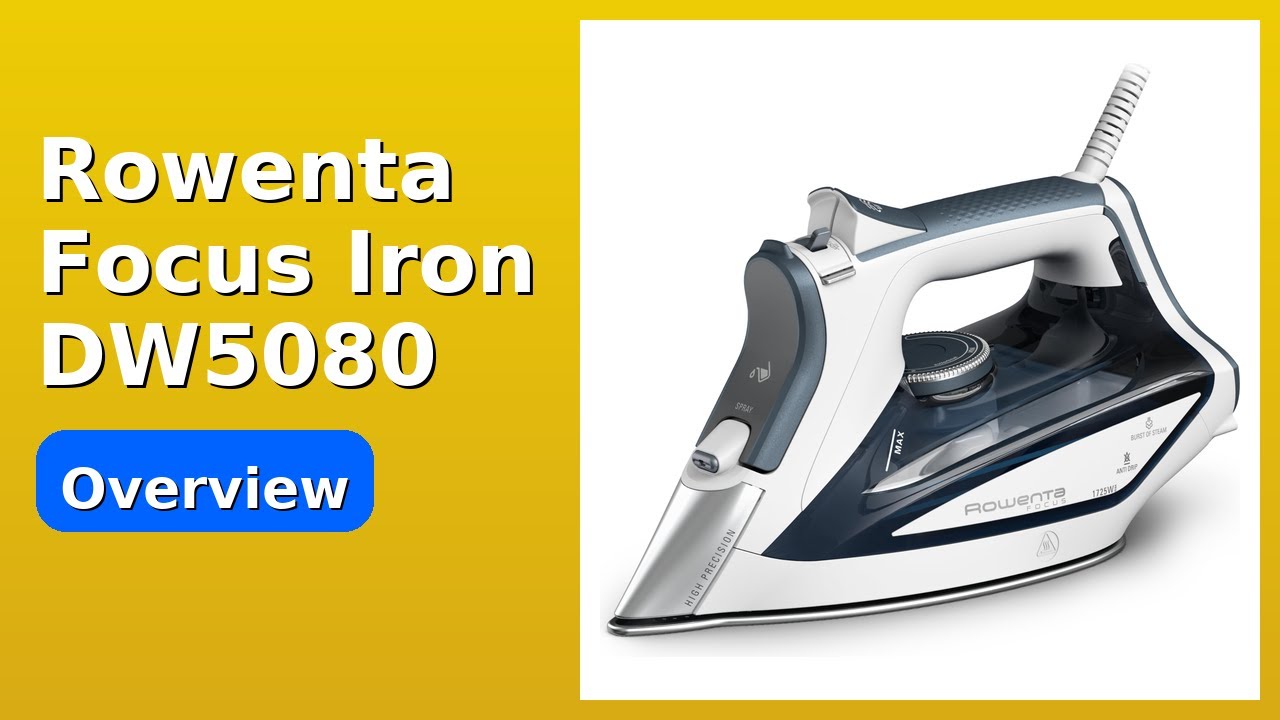 REVIEW (2026): Rowenta Focus Iron DW5080. Features.