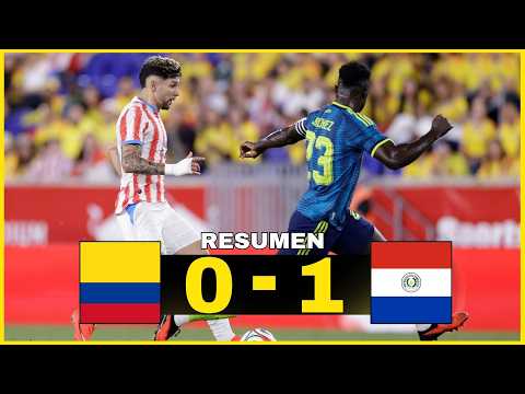 COLOMBIA PERDIÓ CONTRA PARAGUAY DESPUÉS DE 9 AÑOS