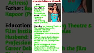 😱Janhvi Kapoor – Rising Star of Bollywood | Biography 2025