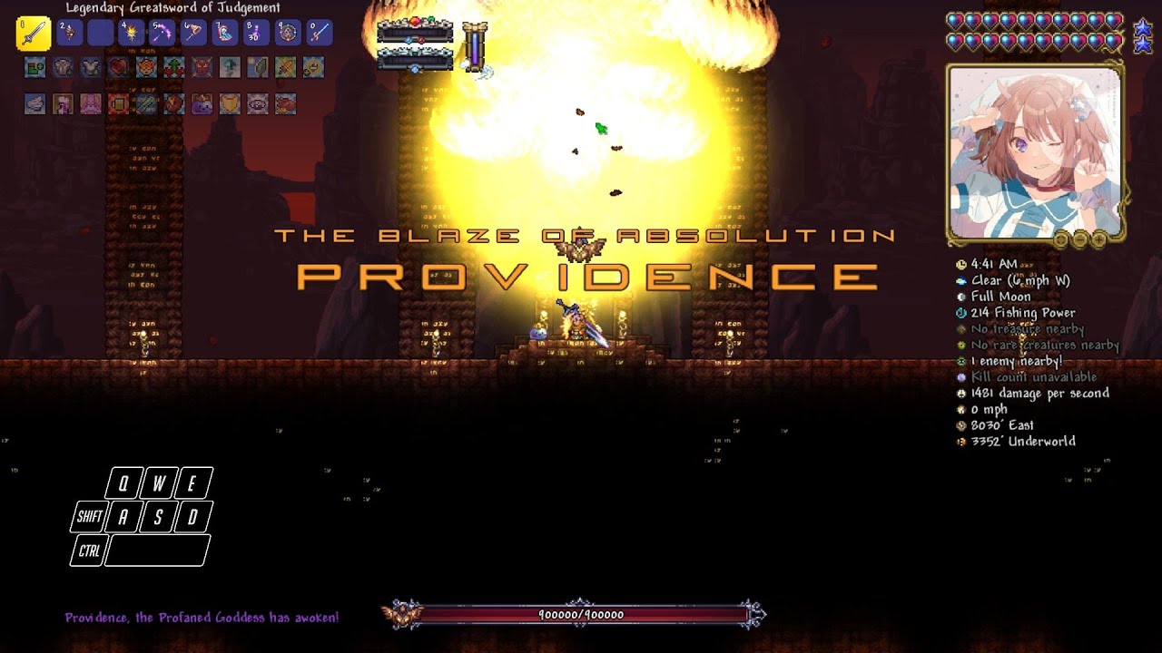 Terraria | Infernum Providence (Melee) [Calamity Infernum] - YouTube