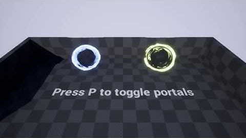 Unreal VFX  - Portal (WIP) #3