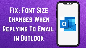 Fix: Font Size Changes When Replying To Email in Outlook | Outlook Shrinks Font Size When Replying
